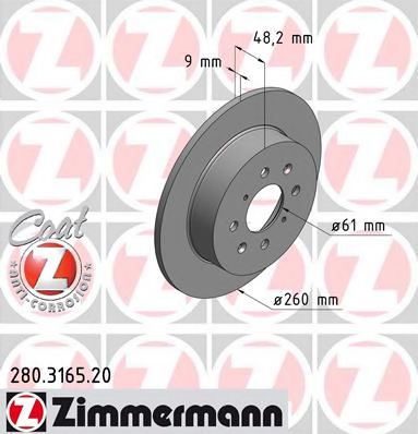 Imagine Disc frana ZIMMERMANN 280.3165.20