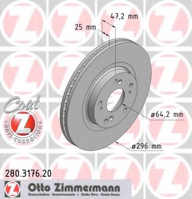 Imagine Disc frana ZIMMERMANN 280.3176.20