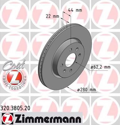 Imagine Disc frana ZIMMERMANN 320.3805.20