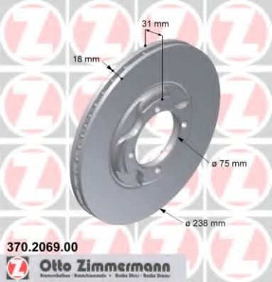 Imagine Disc frana ZIMMERMANN 370.2069.00