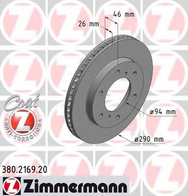 Imagine Disc frana ZIMMERMANN 380.2169.20