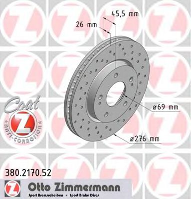 Imagine Disc frana ZIMMERMANN 380.2170.52