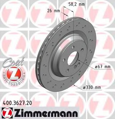 Imagine Disc frana ZIMMERMANN 400.3627.20