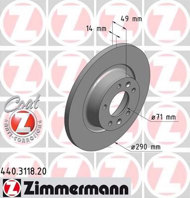 Imagine Disc frana ZIMMERMANN 440.3118.20