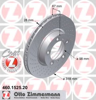 Imagine Disc frana ZIMMERMANN 460.1525.20