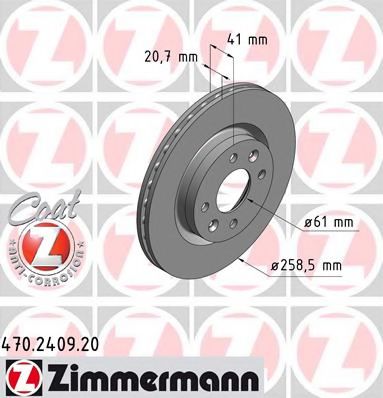 Imagine Disc frana ZIMMERMANN 470.2409.20