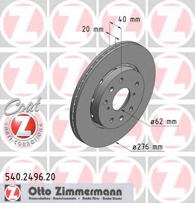 Imagine Disc frana ZIMMERMANN 540.2496.20