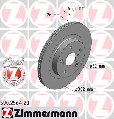 Imagine Disc frana ZIMMERMANN 590.2564.20