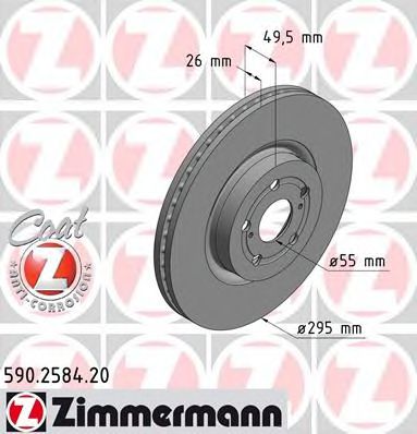 Imagine Disc frana ZIMMERMANN 590.2584.20