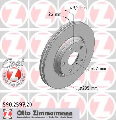 Imagine Disc frana ZIMMERMANN 590.2597.20