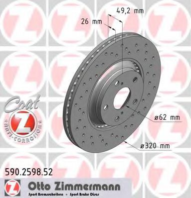 Imagine Disc frana ZIMMERMANN 590.2598.52