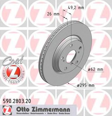 Imagine Disc frana ZIMMERMANN 590.2803.20