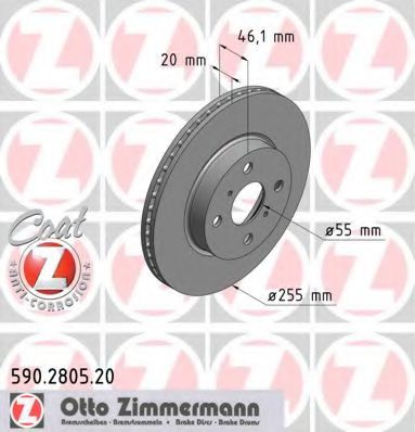 Imagine Disc frana ZIMMERMANN 590.2805.20