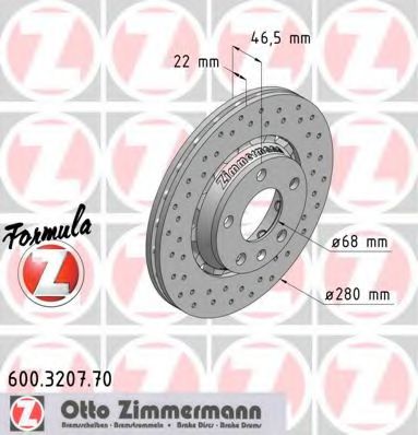 Imagine Disc frana ZIMMERMANN 600.3207.70