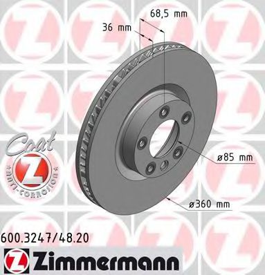 Imagine Disc frana ZIMMERMANN 600.3248.20