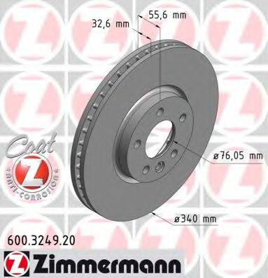 Imagine Disc frana ZIMMERMANN 600.3249.20