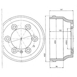 Imagine Tambur frana DELPHI BF330