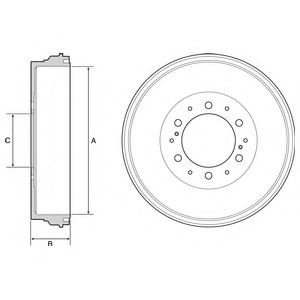 Imagine Tambur frana DELPHI BF537