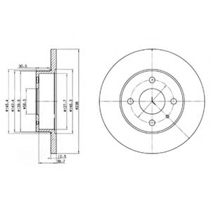 Imagine Disc frana DELPHI BG2312