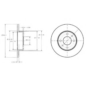 Imagine Disc frana DELPHI BG2313