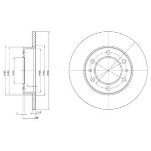 Imagine Disc frana DELPHI BG2325