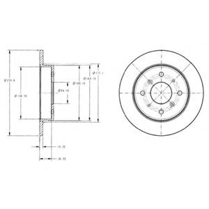 Imagine Disc frana DELPHI BG2338