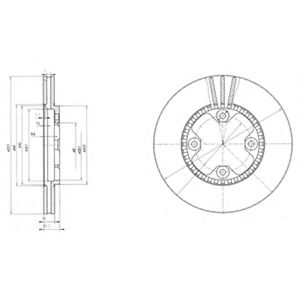 Imagine Disc frana DELPHI BG2404