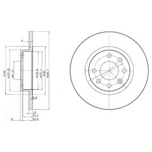 Imagine Disc frana DELPHI BG2496