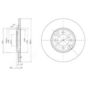 Imagine Disc frana DELPHI BG2508