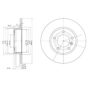 Imagine Disc frana DELPHI BG2622