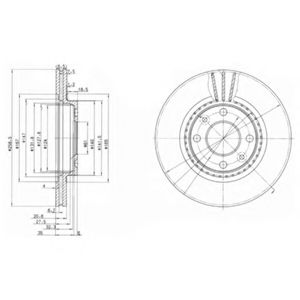 Imagine Disc frana DELPHI BG2625