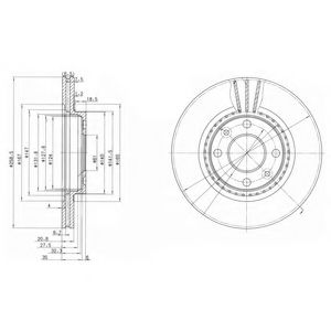 Imagine Disc frana DELPHI BG2625C