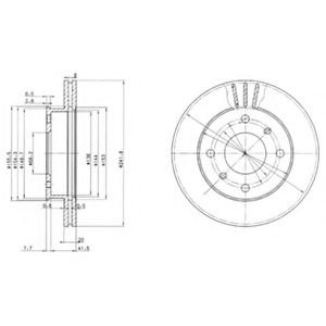 Imagine Disc frana DELPHI BG2632