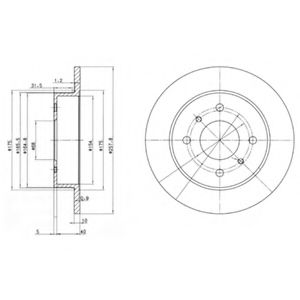 Imagine Disc frana DELPHI BG2633