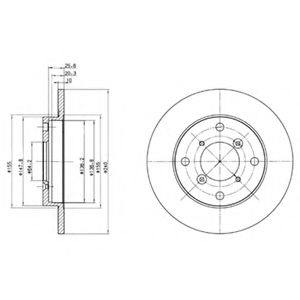 Imagine Disc frana DELPHI BG2646