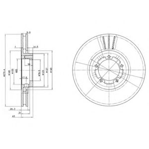 Imagine Disc frana DELPHI BG2663