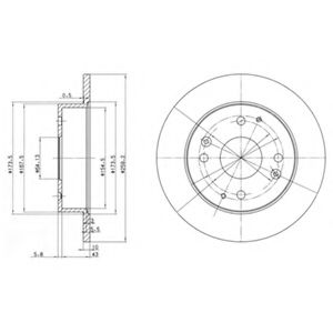 Imagine Disc frana DELPHI BG2666