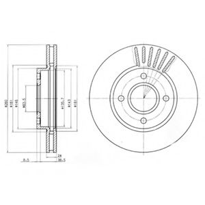 Imagine Disc frana DELPHI BG2699