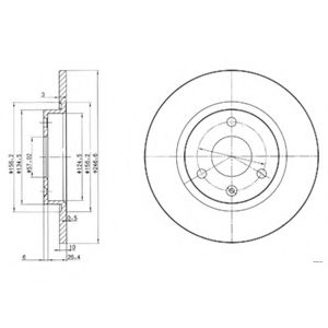 Imagine Disc frana DELPHI BG2724