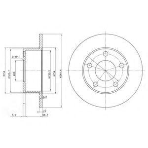 Imagine Disc frana DELPHI BG2746