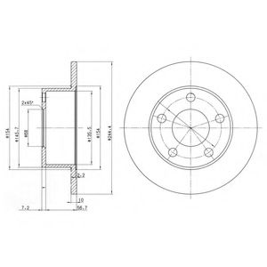 Imagine Disc frana DELPHI BG2746C