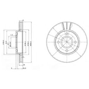 Imagine Disc frana DELPHI BG2780