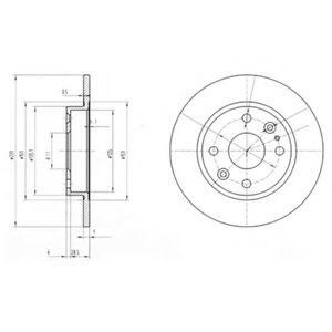 Imagine Disc frana DELPHI BG2803