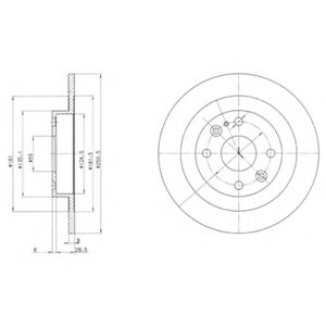 Imagine Disc frana DELPHI BG2805