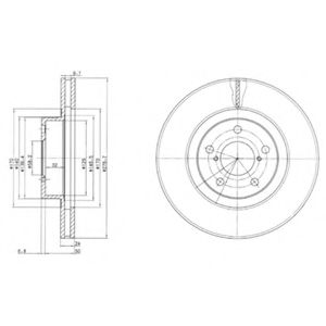 Imagine Disc frana DELPHI BG2827