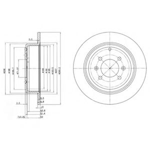 Imagine Disc frana DELPHI BG2873