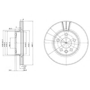 Imagine Disc frana DELPHI BG3025