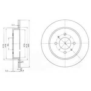 Imagine Disc frana DELPHI BG3102