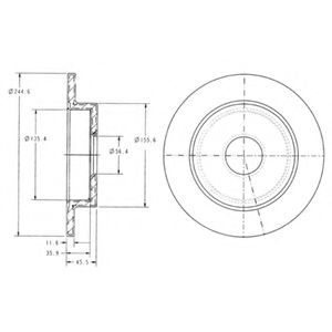 Imagine Disc frana DELPHI BG3131