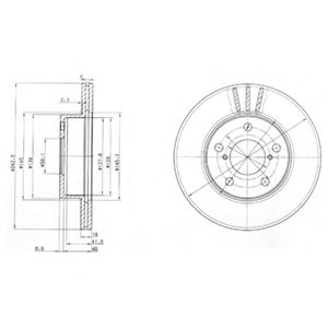 Imagine Disc frana DELPHI BG3151